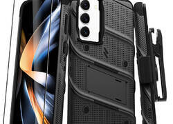ZIZO BOLT Series - Pancerne etui Samsung Galaxy S23+ ze szkłem 9H na ekran + uchwyt z podstawką (czarny)