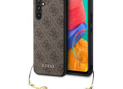 Guess 4G Charms Collection - Etui Samsung Galaxy A54 5G (brązowy)