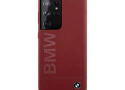BMW Silicone Signature Logo - Etui Samsung Galaxy S21 Ultra (czerwony)