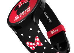 Disney Minnie Mouse - Pasek do Samsung Galaxy Watch 6 / 6 Classic / 5 / 5 Pro / 4 / 4 Classic (Polka Noir)