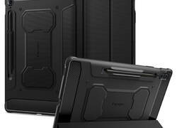 Spigen Rugged Armor Pro - Etui do Samsung Galaxy Tab S9 FE+ 12.4" (Czarny)