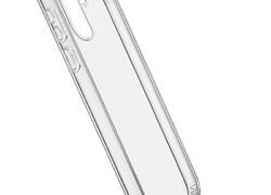 Cellularline Clear Strong - Etui Samsung Galaxy S23 FE z ochroną antybakteryjną (przezroczysty)