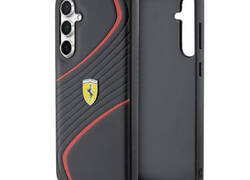 Ferrari Twist Metal Logo - Etui Samsung Galaxy S23 FE (czarny)