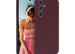 Crong Color Cover - Etui Samsung Galaxy S23 FE (bordowy)