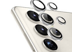 Crong Lens Ring - Szkło hartowane na obiektyw aparatu Samsung Galaxy S24 Ultra (przezroczysty)
