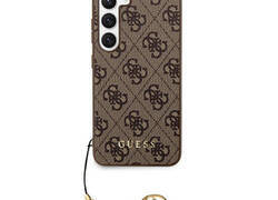 Guess 4G Charms Collection - Etui Samsung Galaxy S24 Ultra (brązowy)