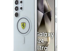 Ferrari IML Transp Inner Circle Line MagSafe - Etui Samsung Galaxy S24 Ultra (przezroczysty)