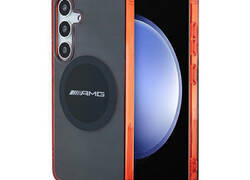AMG Transparent Bicolor MagSafe - Etui Samsung Galaxy S24 (czarny)