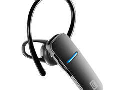 Cellularline Sleek - Uniwersalna słuchawka Bluetooth V5.3 obsługująca do 2 urządzeń jednocześnie (czarny)