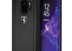 Ferrari Heritage Portofino Case - Skórzane etui Samsung Galaxy S9 (czarny)
