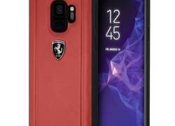 Ferrari Heritage Portofino Case - Skórzane etui Samsung Galaxy S9 (czerwony)