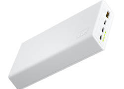 Green Cell PowerPlay20s - Power Bank 20000 mAh z szybkim ładowaniem USB-A QuickCharge 3.0 oraz 2x USB-C Power Delivery 22.5W (biały)