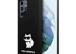 Karl Lagerfeld Silicone Choupette - Etui Samsung Galaxy S24 Ultra (czarny)
