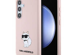 Karl Lagerfeld Silicone Choupette - Etui Samsung Galaxy S24+ (różowy)
