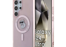 Karl Lagerfeld IML Choupette MagSafe - Etui Samsung Galaxy S24 Ultra (różowy)