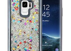 Zizo Liquid Glitter Star Case - Etui Samsung Galaxy S9 (Black)