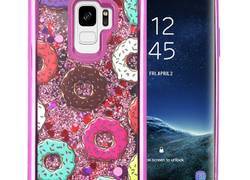 Zizo Liquid Glitter Star Case - Etui Samsung Galaxy S9 (Donuts)