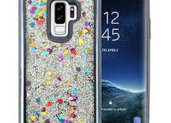 Zizo Liquid Glitter Star Case - Etui Samsung Galaxy S9+ (Black)