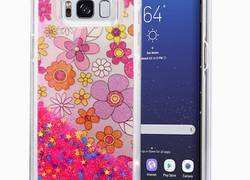 Zizo Liquid Glitter Star Case - Etui Samsung Galaxy S8+ (Multiflowers)
