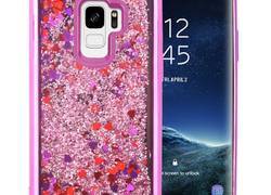 Zizo Liquid Glitter Star Case - Etui Samsung Galaxy S9 (Pink)