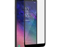 PURO Frame Tempered Glass - Szkło ochronne hartowane na ekran Samsung Galaxy A6 (2018) (czarna ramka)