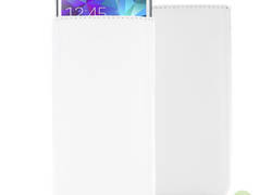 Valenta Pocket Classic - Skórzane etui wsuwka Samsung Galaxy S5/S5 Neo, Sony Xperia Z i inne (biały)