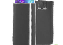 Valenta Pocket Stripe - Skórzane etui wsuwka Samsung Galaxy S5, Sony Xperia Z i inne (czarny)