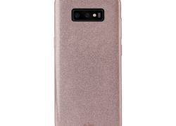 PURO Glitter Shine Cover - Etui Samsung Galaxy S10 (Rose Gold)