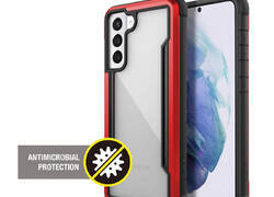 X-Doria Raptic Shield - Etui aluminiowe Samsung Galaxy S21 (Antimicrobial protection) (Red)
