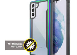 X-Doria Raptic Shield - Etui aluminiowe Samsung Galaxy S21+ (Antimicrobial protection) (Iridescent)