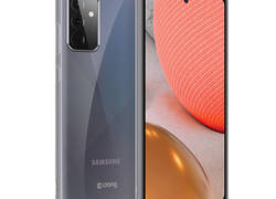 Crong Crystal Slim Cover - Etui Samsung Galaxy A72 (przezroczysty)