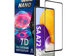 Crong 7D Nano Flexible Glass  Niepękajšce szkło hybrydowe 9H na cały ekran Samsung Galaxy A72