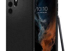 Spigen Liquid Air - Etui do Samsung Galaxy S22 Ultra (Czarny)