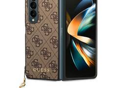 Guess 4G Charms Collection - Etui do Samsung Galaxy Z Fold 4 (bršzowy)