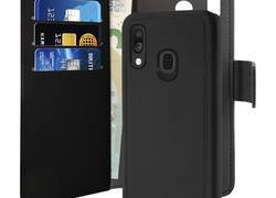 PURO Wallet Detachable - Etui 2w1 Samsung Galaxy A40 (2019) (czarny)