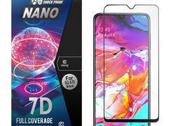 Crong 7D Nano Flexible Glass - Szkło hybrydowe 9H na cały ekran Samsung Galaxy A70
