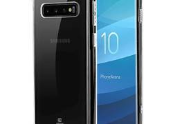 Crong Hybrid Protect Cover - Etui Samsung Galaxy S10+ (przezroczysty)
