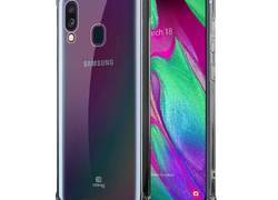Crong Hybrid Protect Cover - Etui Samsung Galaxy A40 (przezroczysty)