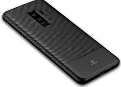 Crong Prestige Carbon Cover - Etui Samsung Galaxy S9+ (czarny)