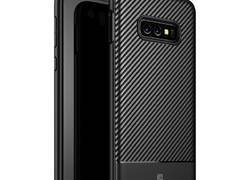 Crong Prestige Carbon Cover - Etui Samsung Galaxy S10e (czarny)