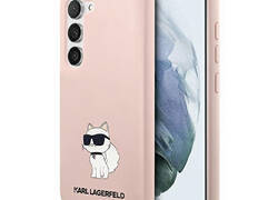Karl Lagerfeld Silicone NFT Choupette - Etui Samsung Galaxy S23+ (różowy)