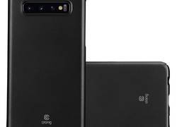 Crong Smooth Skin - Etui Samsung Galaxy S10+ (czarny)