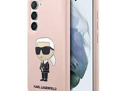 Karl Lagerfeld Silicone NFT Ikonik - Etui Samsung Galaxy S23+ (różowy)