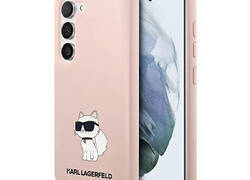 Karl Lagerfeld Silicone NFT Choupette - Etui Samsung Galaxy S23 (różowy)