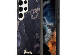 Guess Golden Marble Collection - Etui Samsung Galaxy S23 Ultra (czarny)