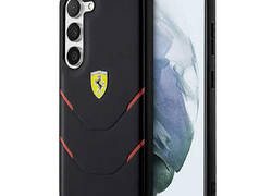 Ferrari Hot Stamp Lines - Etui Samsung Galaxy S23+ (czarny)
