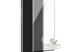 PURO Premium Full Edge Tempered Glass Case Friendly - Szkło ochronne hartowane na ekran Samsung Galaxy Note 10 (czarna ramka)