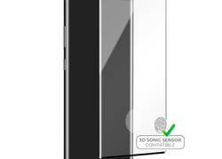 PURO Premium Full Edge Tempered Glass Case Friendly - Szkło ochronne hartowane na ekran Samsung Galaxy Note 10+ (czarna ramka)