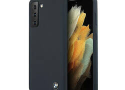 BMW Silicone Signature Logo - Etui Samsung Galaxy S21+ (granatowy)