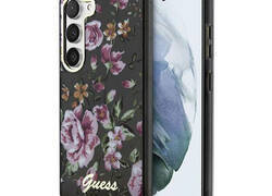 Guess Flower Collection - Etui Samsung Galaxy S23+ (czarny)